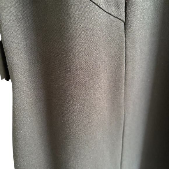 J. Jill Ponte Knit Black Dress Size Large Keyhole Back Office Workwear Stretch - Picture 16 of 16